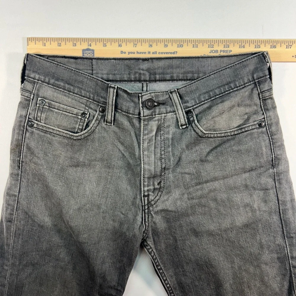 Levis 511 Slim Fit Grey Denim Jeans Mens 32x32 PC9-04511-0280